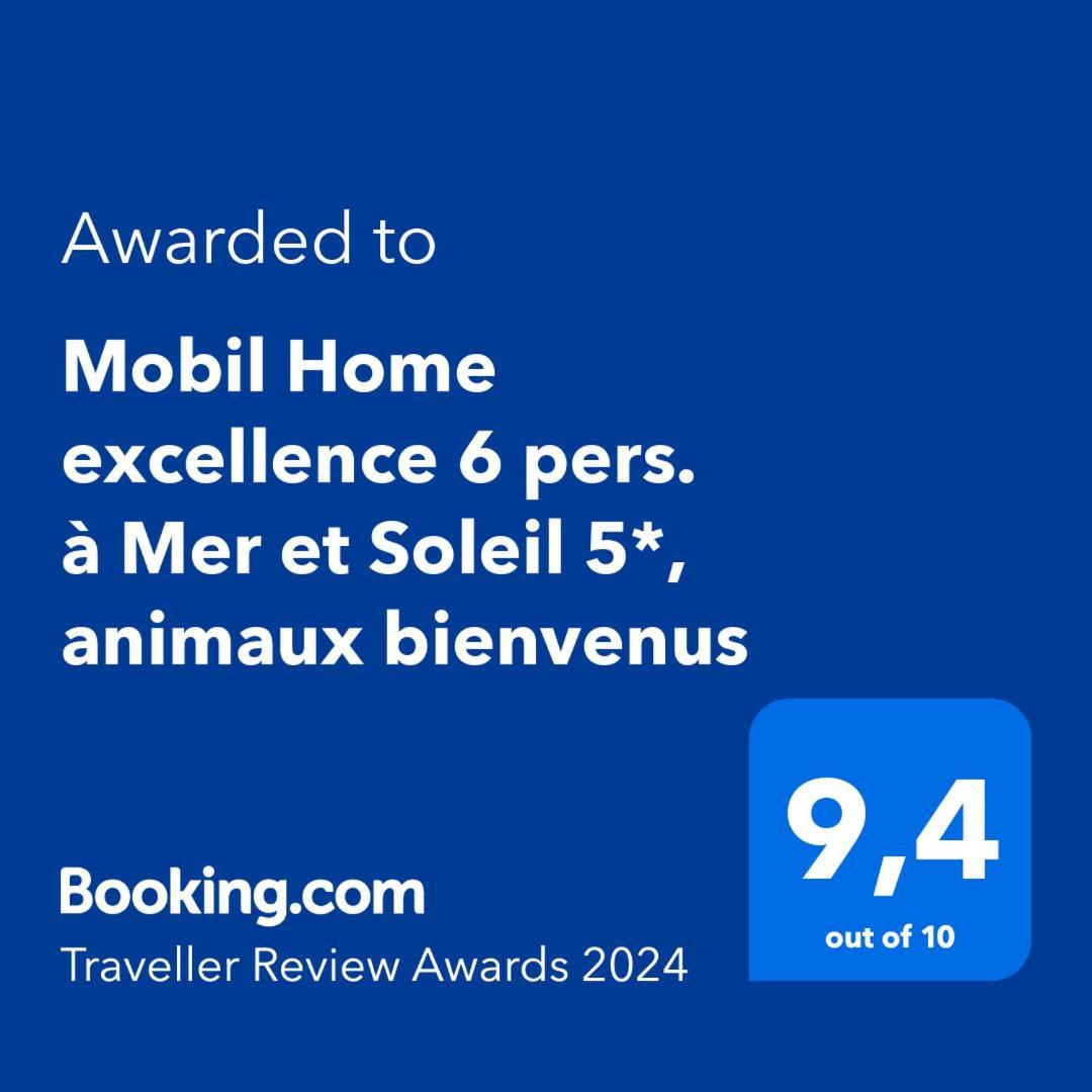 Mobil Home Excellence 6 Personnes Au Camping Mer Et Soleil, Saint George D'Oleron Les Sables Vignier المظهر الخارجي الصورة